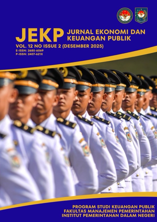 Sampul Jurnal Ekonomi dan Keuangan Publik