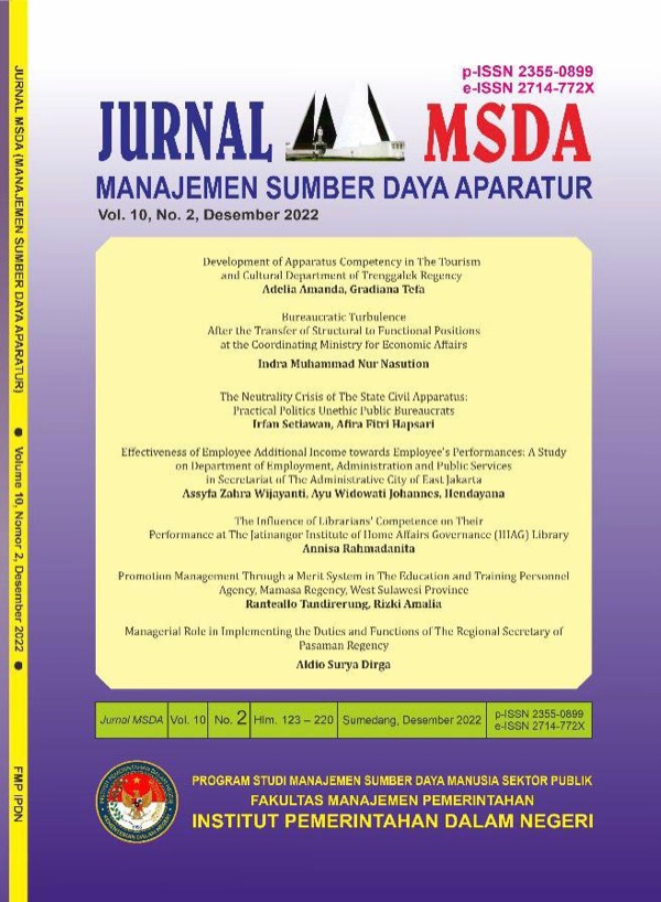 Sampul Jurnal Manajemen Sumber Daya Aparatur