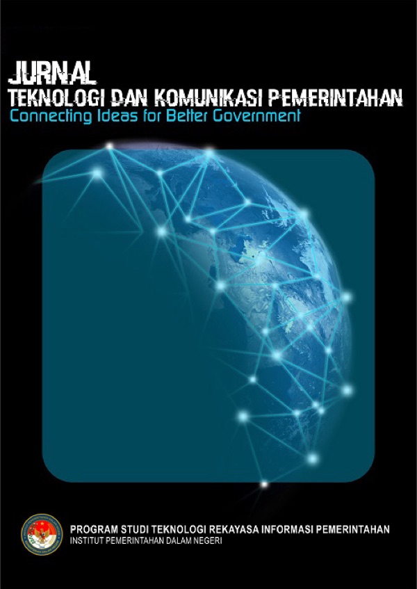 Sampul Jurnal Teknologi dan Komunikasi Pemerintahan